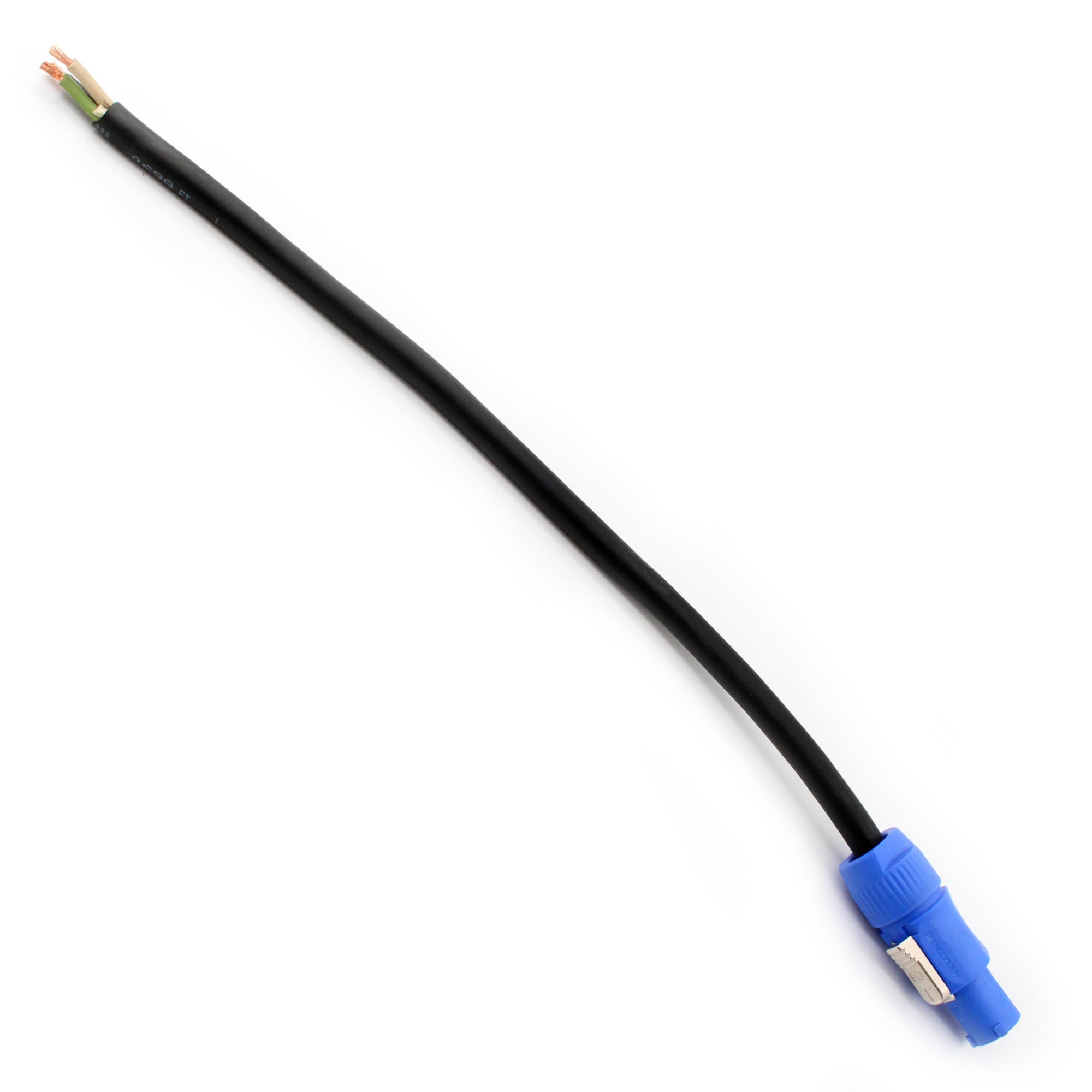 Neutrik, CÂBLE DE RACCORDEMENT, 12/3 SOOW, NEUTRIK POWERCON NAC3FCA MALE TO OPEN END CABLE, 12" (CÂBLE DE RACCORDEMENT 12/3 SOOW, NEUTRIK POWERCON NAC3FCA MALE TO OPEN END CABLE, 12")