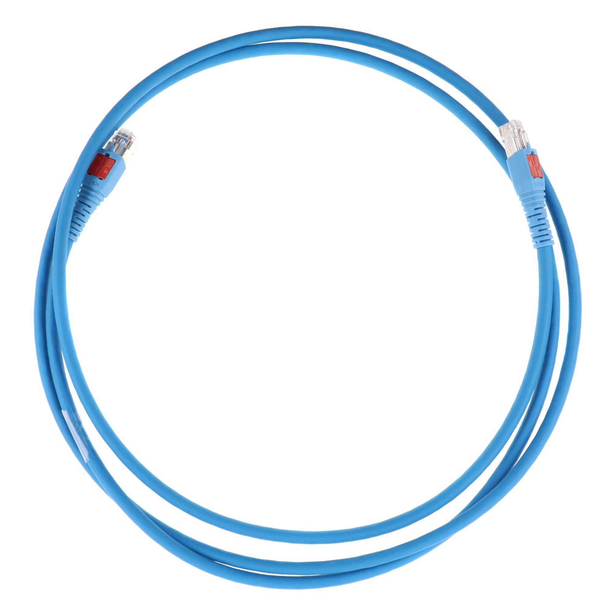 Siemon, SIEMON 10GBPS-02M-06L CÂBLE DE RACCORDEMENT BLINDÉ CATÉGORIE 6A, CAT6A S/FTP BLEU, 2M