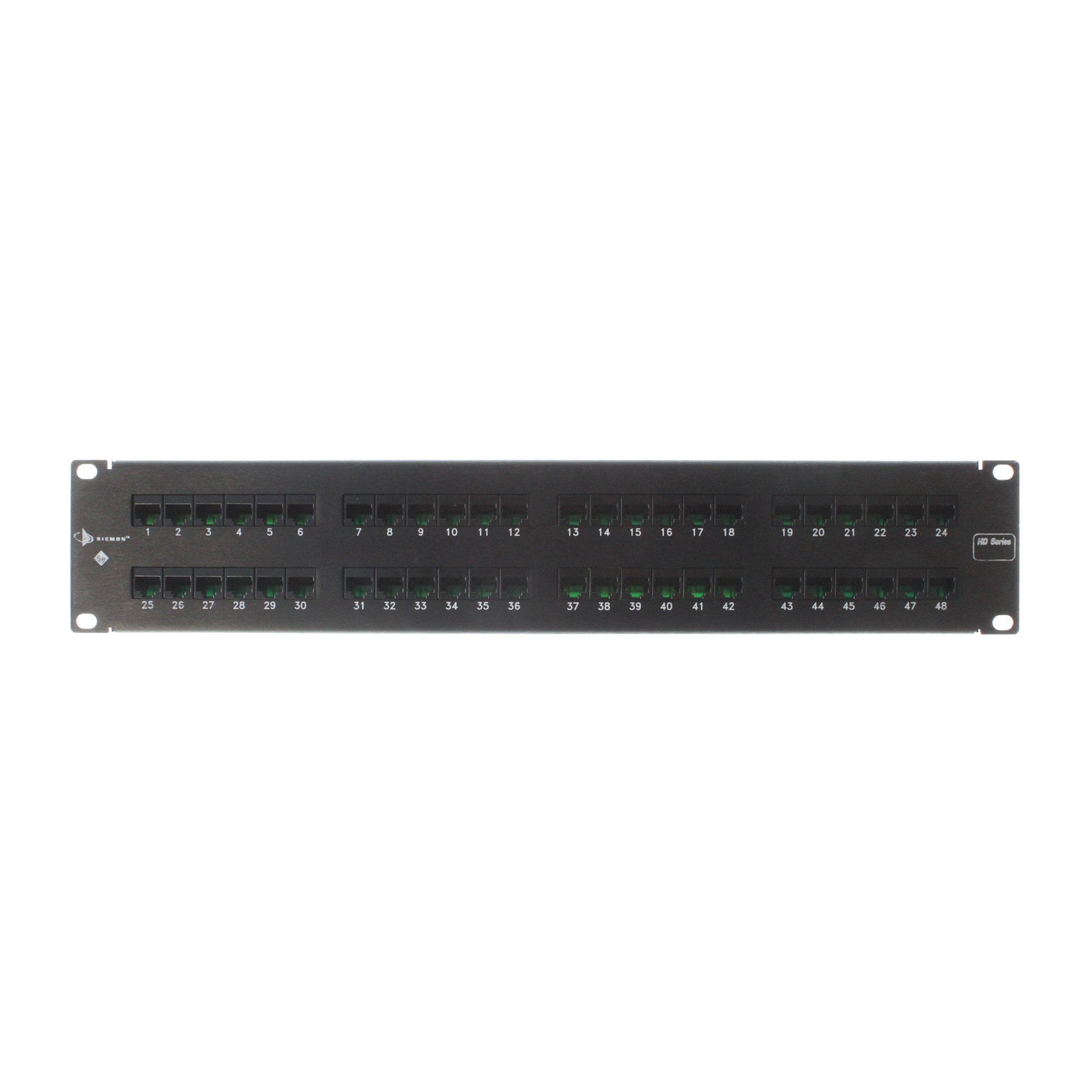 Siemon, SIEMON HD5-48 HEAVY-DUTY CATEGORY-5E 48-PORT FLAT PATCH PANEL, CAT5E