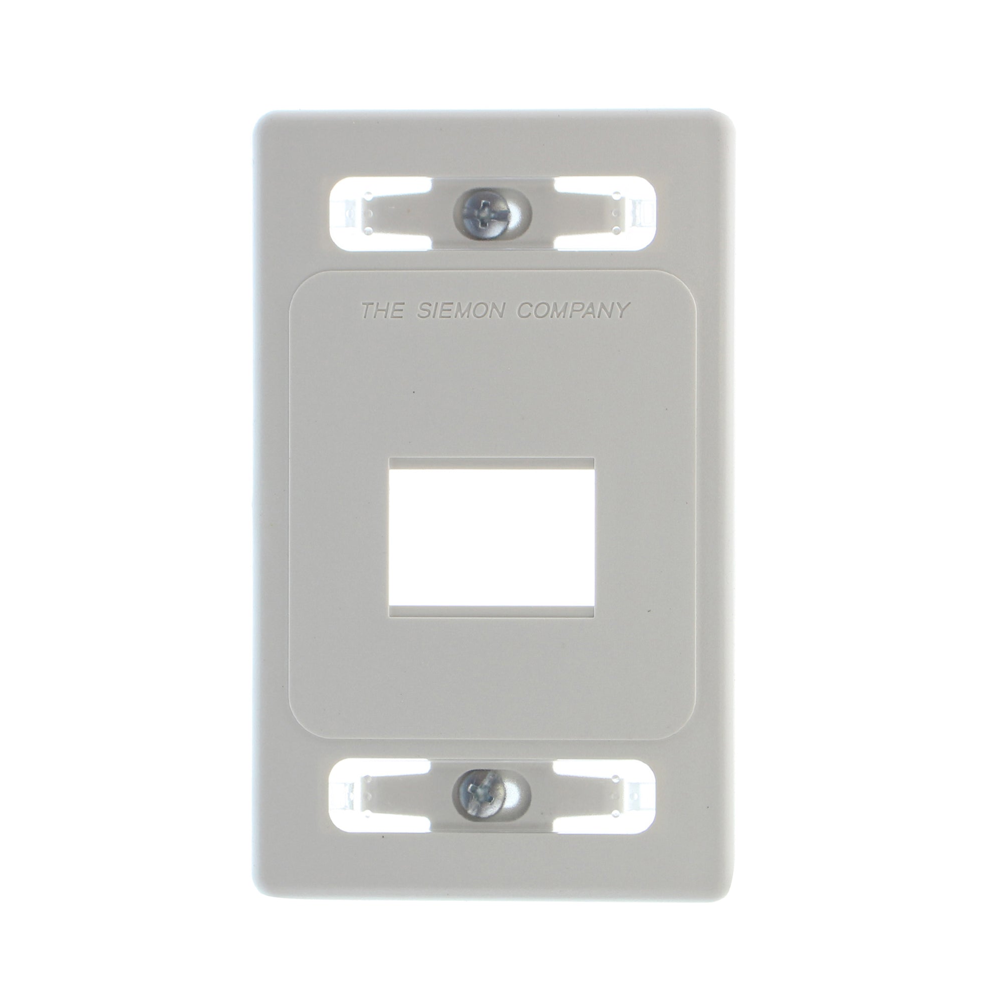 Siemon, SIEMON MX-FP-S-02-02 PLASTRON MAX-MODULE, 2 PORTS, 1 GANG, BLANC