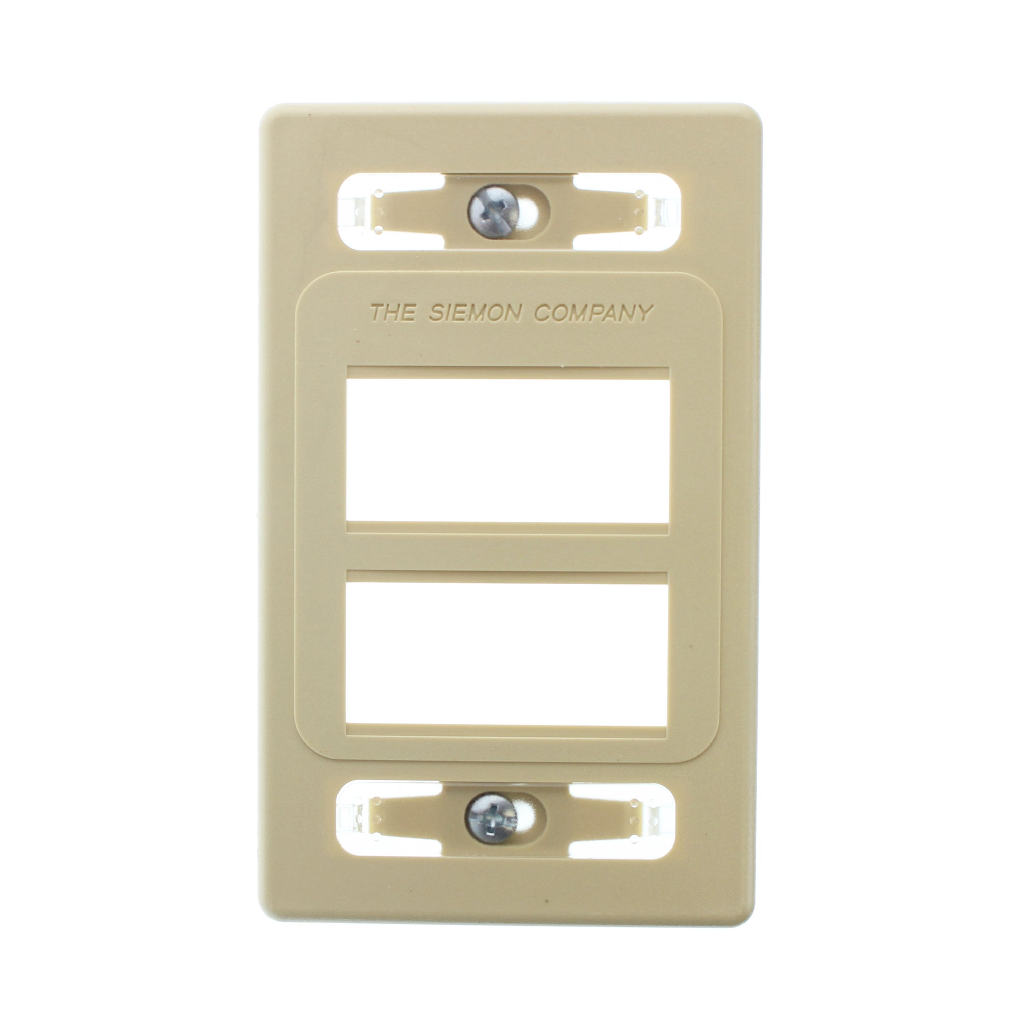 Siemon, SIEMON MX-FP-S-06-20 MAX-MODULE FACE-PLATE, 6-PORT, 1-GANG, IVORY