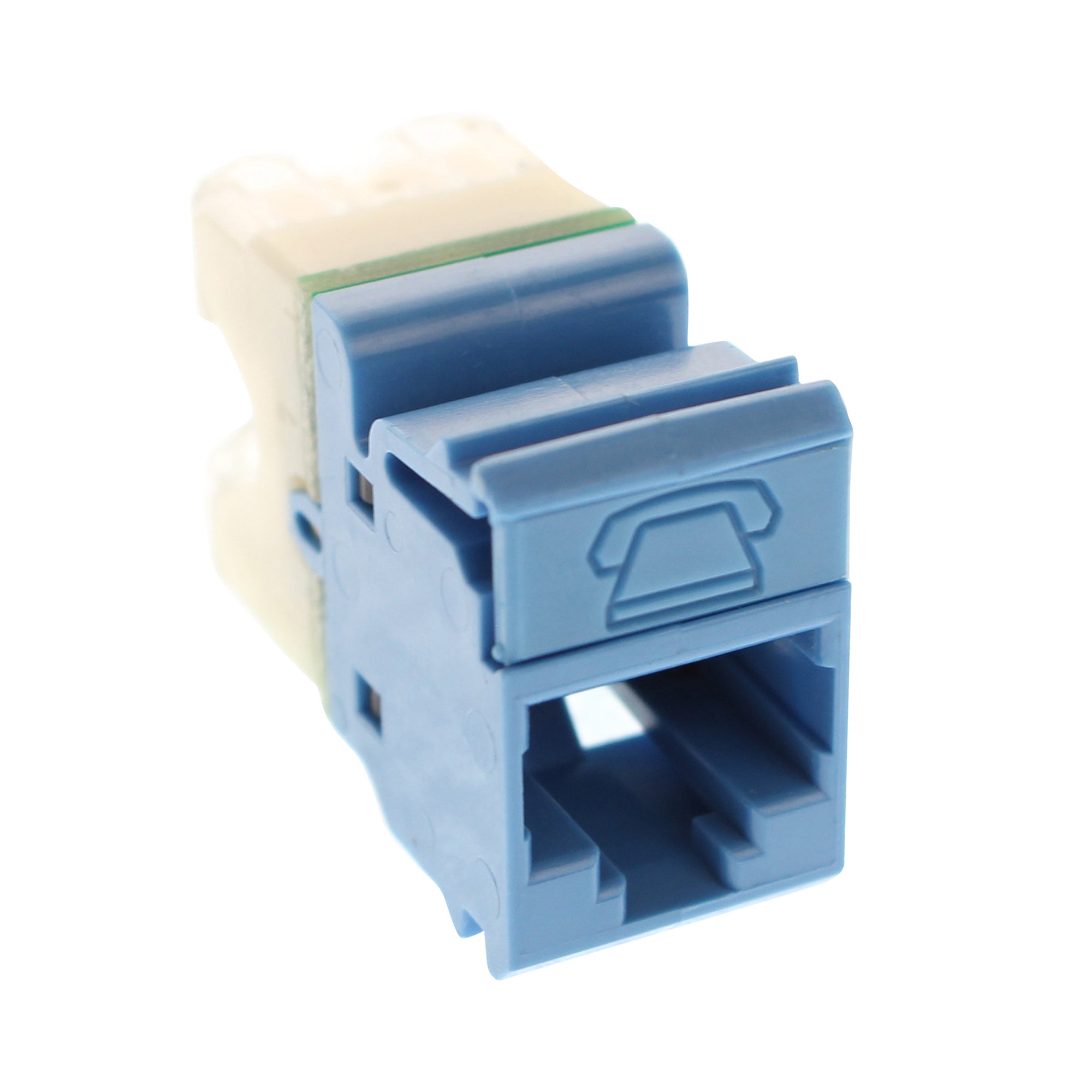 Siemon, SIEMON MX5-F06 MAX MODULE UTP CATEGORY 5E FLAT RJ45 NETWORK JACK, CAT5E, BLUE