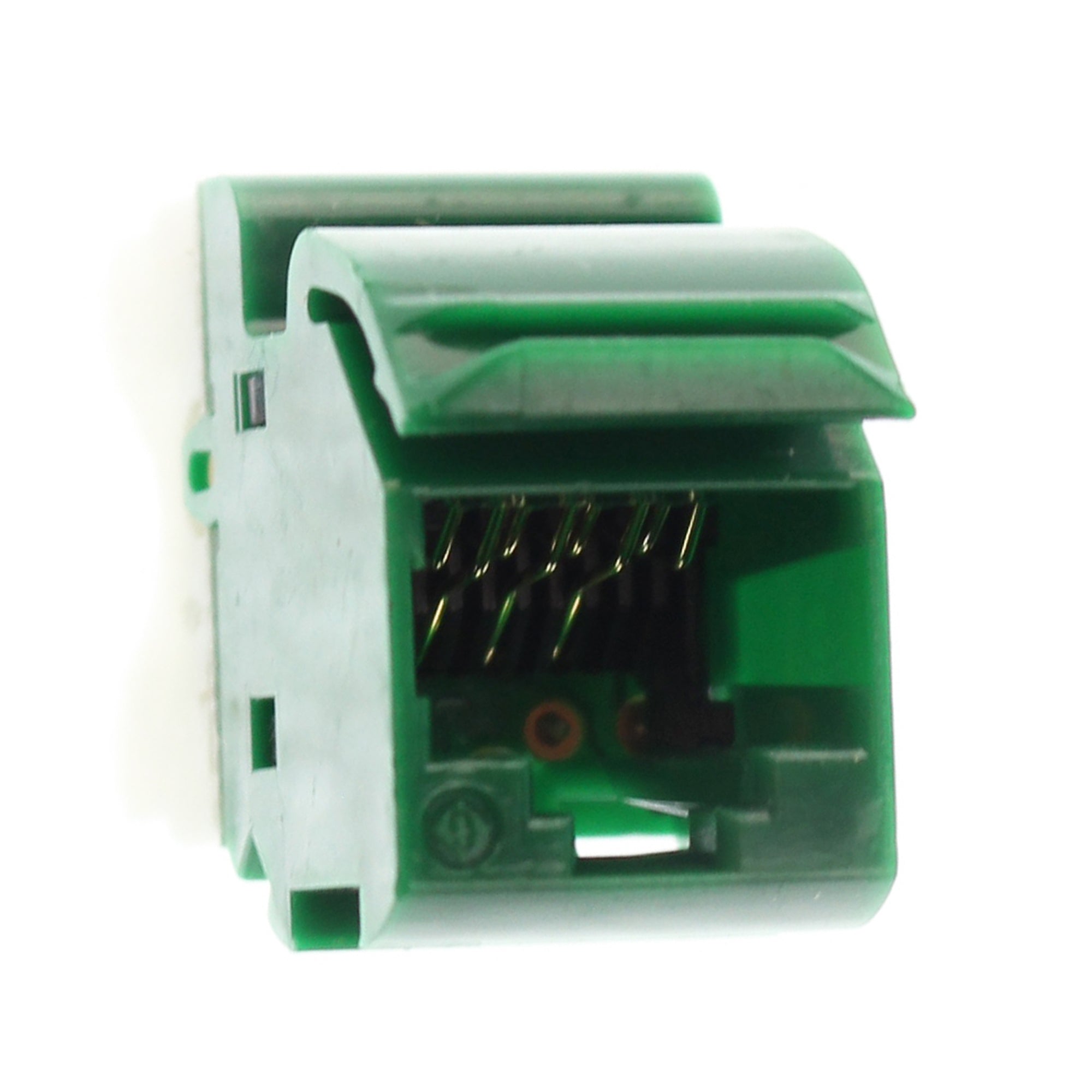 Siemon, SIEMON MX6-07 MAX-MODULE CAT6 UTP ANGLED DATA JACK INSERT, GREEN