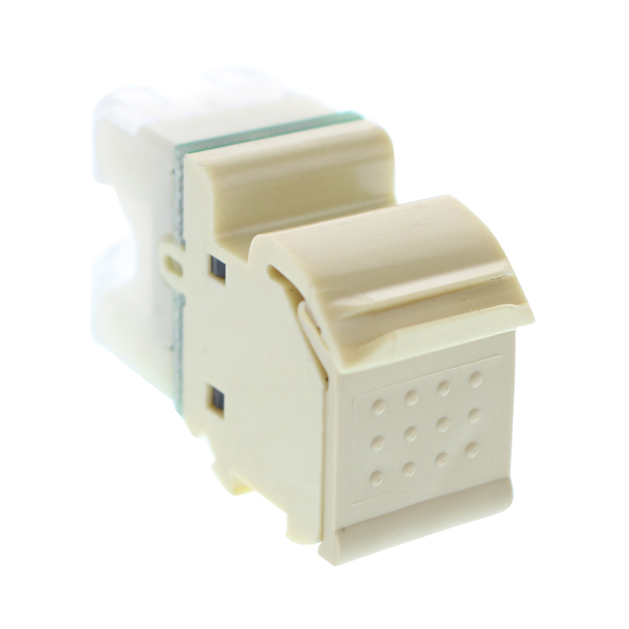 Siemon, SIEMON MX6-20 MAX-MODULE CAT6 UTP ANGLED DATA JACK INSERT, IVORY